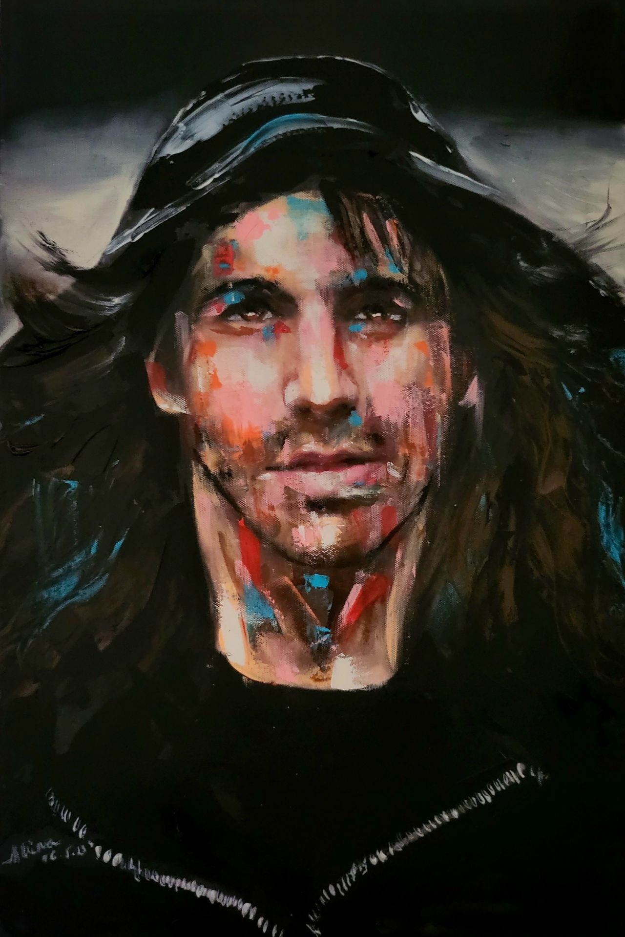 ArteDiAlina.com painting: Kiedis, forever young